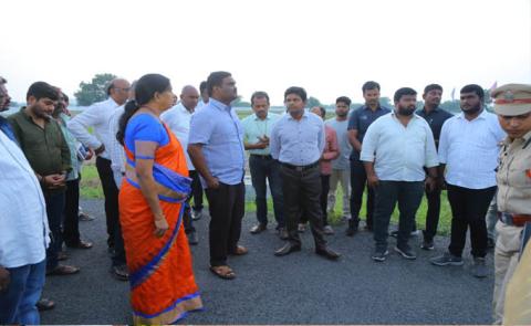 CM KCR's visit on October 1  Arrangements on a war footing  Collector Rajiv Gandhi Hanuman