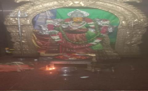 Navratri celebrations begin in Kanakadurga temples.