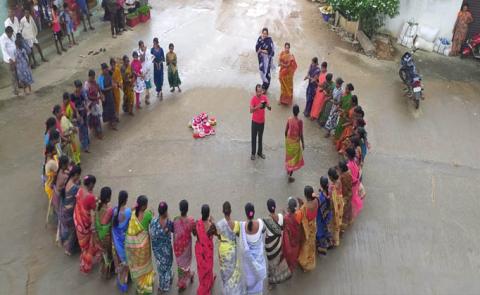 Atla Bathukamma celebrations in Kodavathur