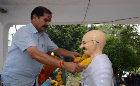 Mahatma Gandhi's ideologies are essential for today's youth: Chief Whip Dasyam Vinay Bhaskar
