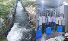 HCE Srikanta Rao released water to the left canal of Sagar