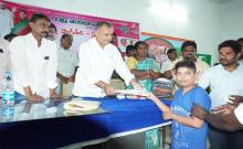 The government of Telangana is big for the poor children of Telangana who are rushing in the welfare schemes