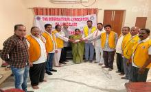 20000 rupees financial assistance for kidney operation under Lions Club