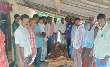 Sarpanch paid tribute to Dappu Chandraya