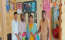 Journalists who met Shantinagar Municipal Chairperson