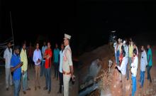  MLA Nomula Bhagat Kumar monitored the place of Edava Kalva Gandi suddenly even in the middle of the night