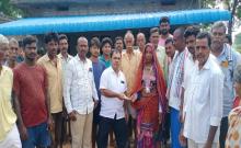  Provided financial assistance  Vice MPP Challa Sudhir Reddy