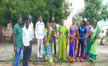 MPP, ZPTC planted saplings in Gurukula School