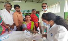 A free medical camp under the auspices of Akhil Hospital