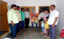  Govinda Rao visited the family members of Mamidi Chinna Venkulu on the hill