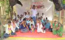 We will fight until the problems of VRAs are solved, said Vijay, JAC district chairman of VRAs