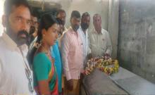 TRS leaders paid their respects
