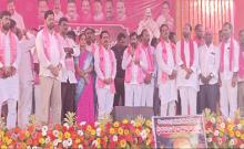  A spiritual gathering of TRS family members at Nampally