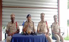 PD act against six ganja smugglers We will crush it with an iron foot ACP Srinivas