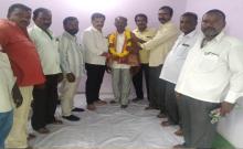 Work for the welfare of construction workers. New District President C Mohan