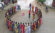 Atla Bathukamma celebrations in Kodavathur