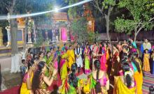 Bathukamma festival celebrations at Deccan Cements