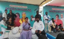 Chevella Swami participated in Sharmila's hunger strike