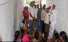 TRS leaders visited the families of the deceased