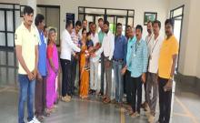 Employees who provided financial support to the family of a fellow employee