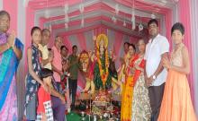 Councilor Vemulakonda Padma participated in the special puja