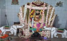 Sri Vasavi Kanyakaparameshwari Ammavaru appeared in the decoration of Sri Dhanalakshmi Devi.