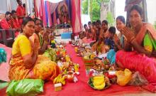  Councilor Vemulakonda Padma participated in the special puja