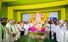 Vinayaka festivals should be celebrated with devotion - District Congress Party President Kumbham Anil Kumar Reddy