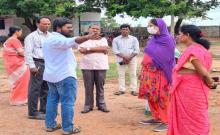 Deputy Chief Executive Officer of Zilla Parishad conducted surprise inspection