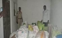  46 quintals of illegally stored ration rice seized