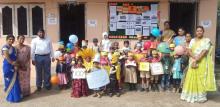 A grand 100 days program at Sri Chaitanya School