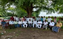 Meeting of TRS party key workers in G Kothapally village  Maddirala Mandal