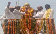  Walk in the footsteps of Mahatma   - TDP party Nagarjunasagar in-charge brother Arun Kumar